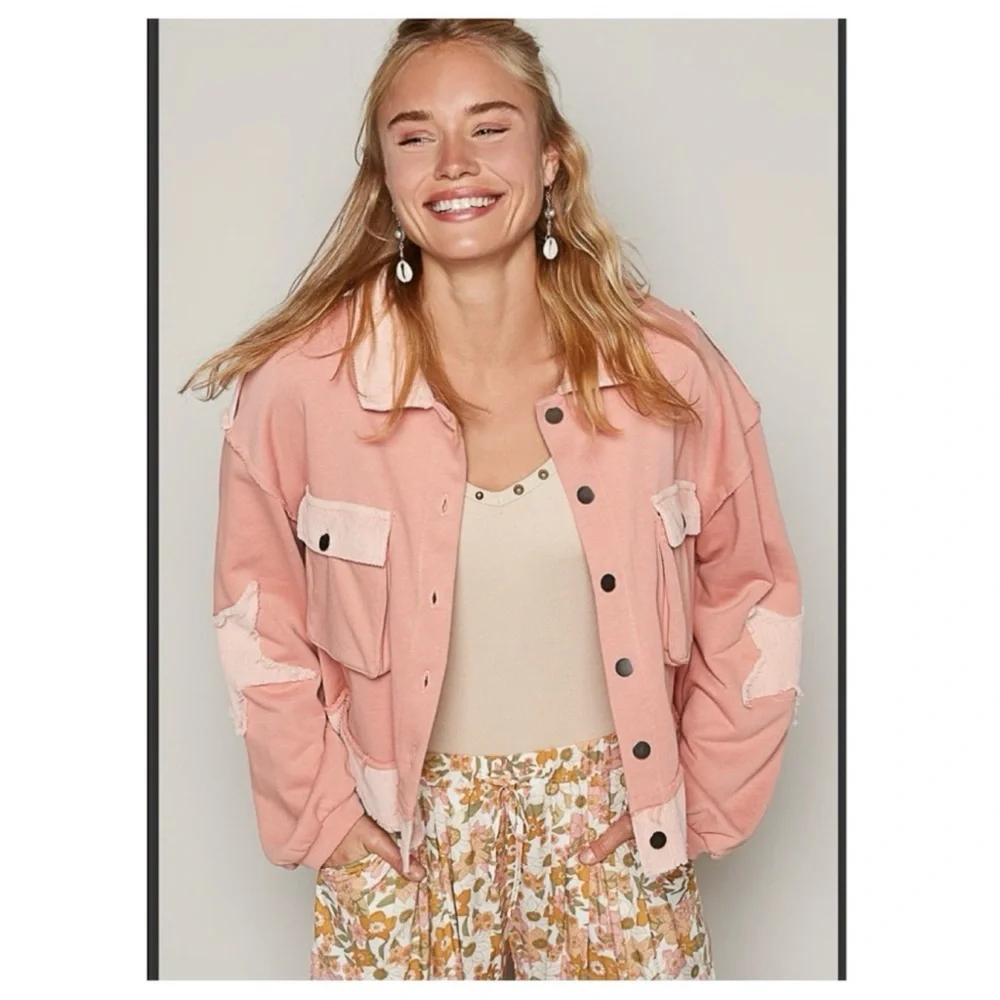 POL Women's Star Corduroy Jacket - Picture 4 of 6